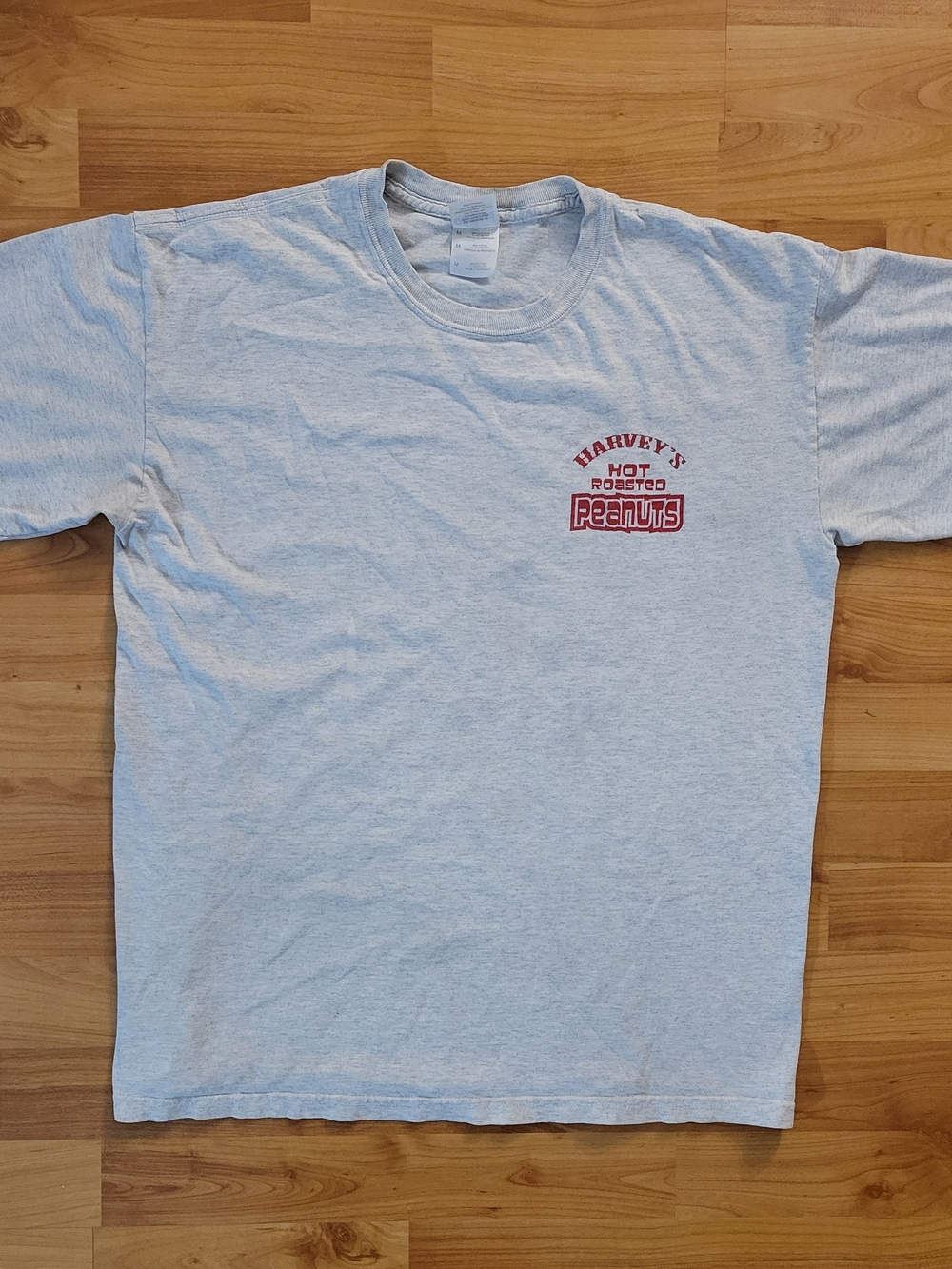 Got Nuts? We Do!! Vintage Harveys Peanuts Gray Funny Merch Goon T-Shirt, Medium - Picture 2 of 8